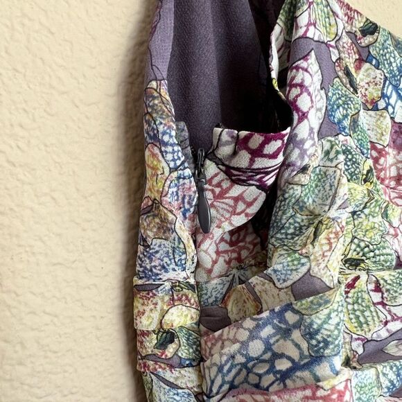 Anthropologie Staring At Stars Mini Chiffon Dress - Picture 11 of 11